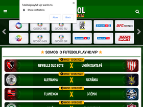 Concurrents de futebolplayhd.com - Top sites comme futebolplayhd