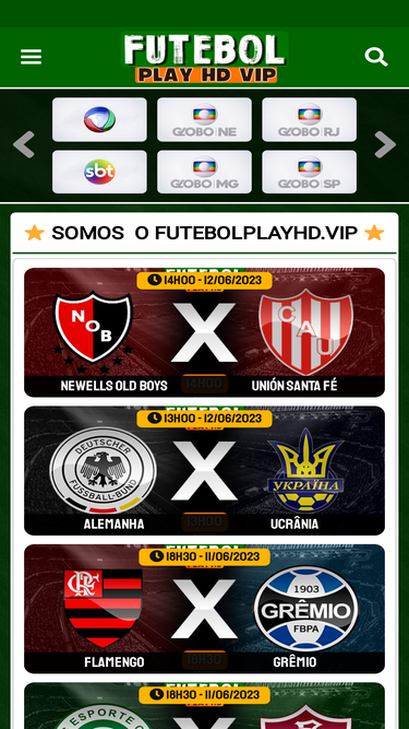 Concurrents de futebolplayhd.com - Top sites comme futebolplayhd