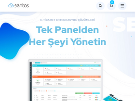 'sentos.com.tr' screenshot