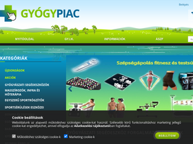 'gyogypiac.hu' screenshot