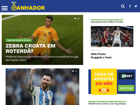'ganhador.com' screenshot