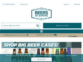 'beersofeurope.co.uk' screenshot