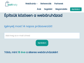 'bolthely.hu' screenshot