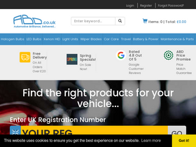 'autobulbsdirect.co.uk' screenshot
