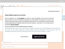 'marchesonline.com' screenshot