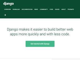 'djangoproject.com' screenshot