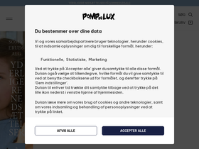 POMPdeLUX homepage screenshot