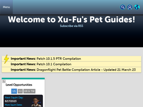 'wow-petguide.com' screenshot