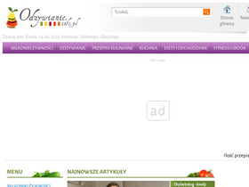 'odzywianie.info.pl' screenshot