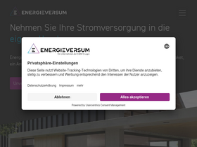 'energieversum.de' screenshot