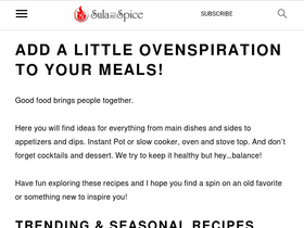 'sulaandspice.com' screenshot