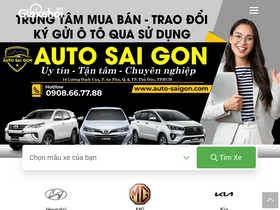 'giaxehoi.vn' screenshot