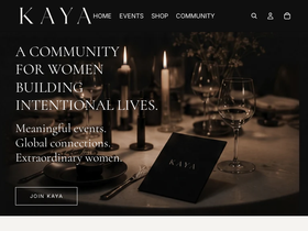 kaya-studios.com homepage screenshot