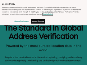 'loqate.com' screenshot