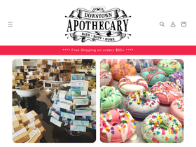 downtownapothecary.com homepage screenshot