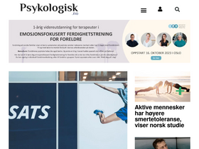 'psykologisk.no' screenshot