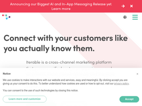 'iterable.com' screenshot