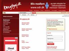 'brugtgrej.dk' screenshot