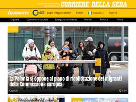 'euractiv.it' screenshot