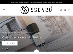 5senso.com homepage screenshot