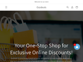 ozzdeals.com homepage screenshot