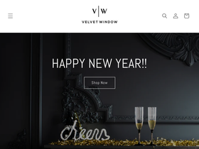 avelvetwindow.com homepage screenshot