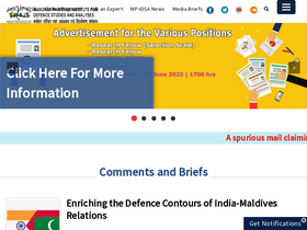 'idsa.in' screenshot
