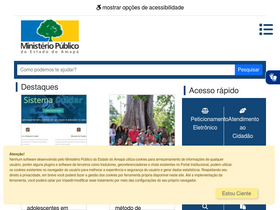 'mpap.mp.br' screenshot