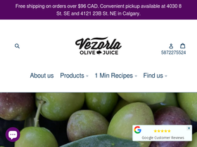 Vezorla website screenshot