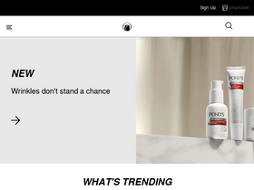 'ponds.com' screenshot