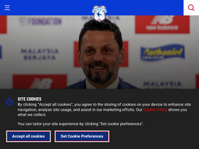 'cardiffcityfc.co.uk' screenshot