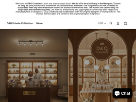 dqcreations.shop homepage screenshot