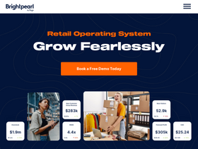 'brightpearl.com' screenshot