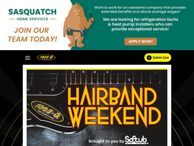 'theq.fm' screenshot