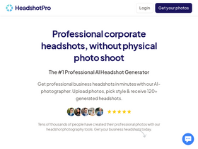 Headshot Pro - Transform selfies into professional headshots with AI, swiftly and affordably.