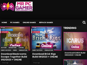 'mrpcgamer.com' screenshot