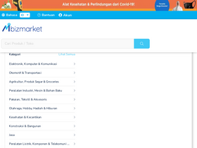 'mbizmarket.co.id' screenshot