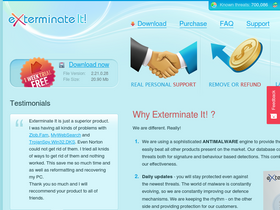 'exterminate-it.com' screenshot