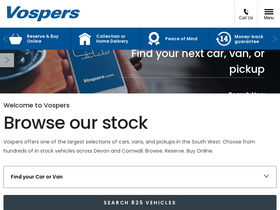 'vospers.com' screenshot