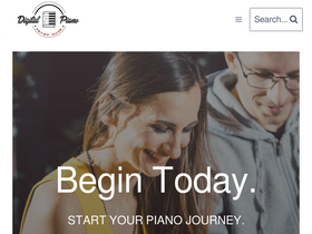'digitalpianoreviewguide.com' screenshot