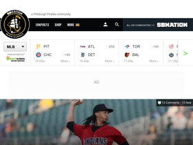 'bucsdugout.com' screenshot
