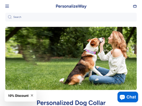 Personalizeway homepage screenshot