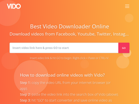 'vido.download' screenshot