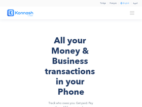 'konnash.app' screenshot