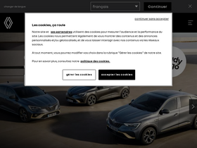 'renault.be' screenshot