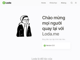 'loda.me' screenshot