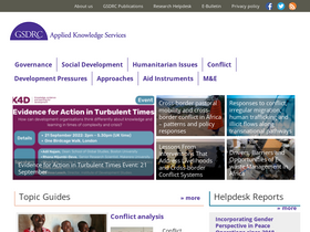 'gsdrc.org' screenshot