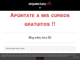 'arquitecturajava.com' screenshot