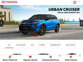 'toyota.com.bh' screenshot
