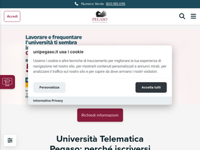 'unipegaso.it' screenshot